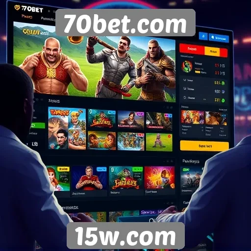 Revisão da interface do usuário do 70bet.com